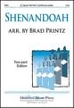 Shenandoah Two-Part choral sheet music cover